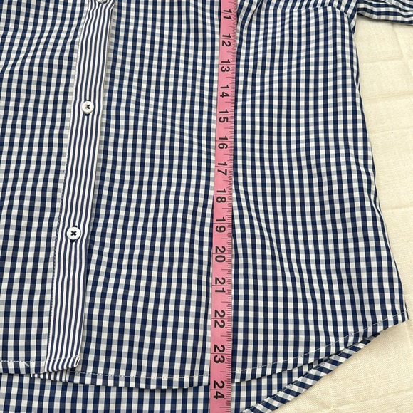 Gretchen Scott Priss Blouse - Gingham L - Picture 10 of 11